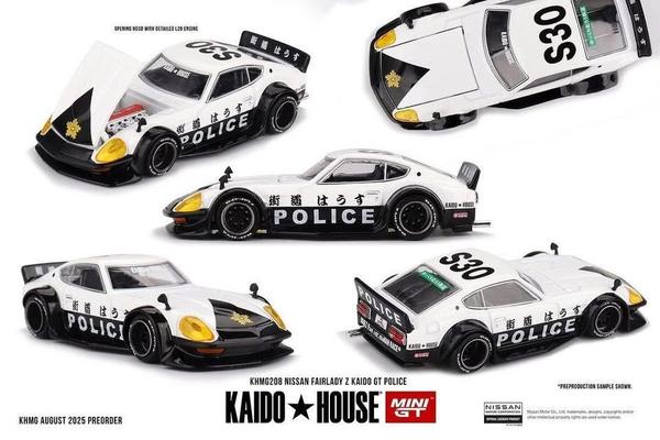 Picture of a Nissan Fairlady Z Kaido GT Police by diecast car manufacturer Kaido House