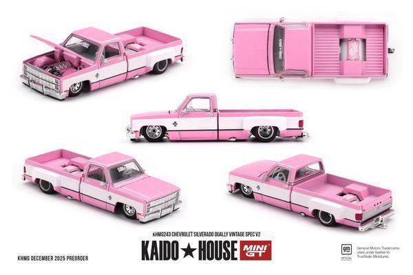 Picture of a Chevrolet Silverado Dually Kaido House Vintage Spec by diecast car manufacturer Kaido House