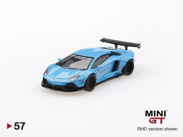 Picture of a Lamborghini Aventador LB Works by diecast car manufacturer Mini GT