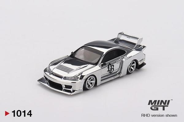 Picture of a Nissan Silvia (S15) LB-Super Silhouette Works by diecast car manufacturer Mini GT