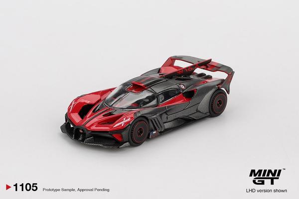 Pictrue of a Bugatti Bolide 1/64 Diecast Car by Mini GT MGT_01105