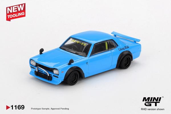 Picture of a Nissan LB Works Hakosuka by diecast car manufacturer Mini GT