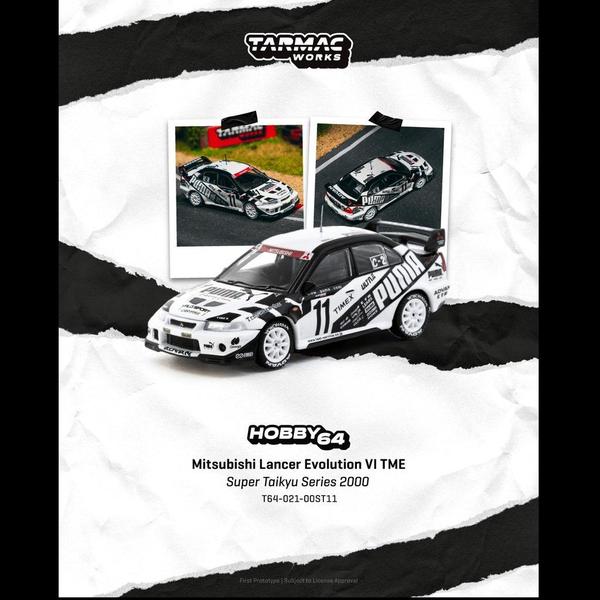 Picture of a Mitsubishi Lancer Evolution VI Tommi Makinen Edition by diecast car manufacturer Tarmac Works