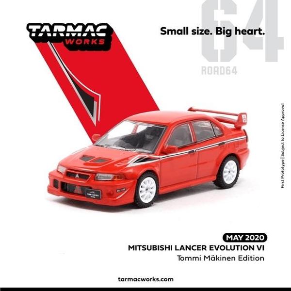 Picture of a Mitsubishi Lancer Evolution VI by diecast car manufacturer Tarmac Works