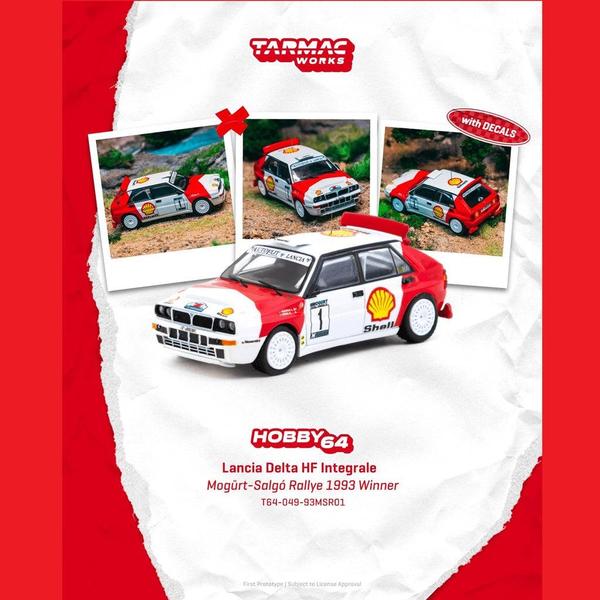 Picture of a Lancia Delta HF Integrale by diecast car manufacturer Tarmac Works