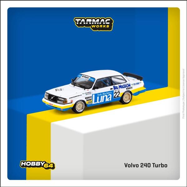Picture of a Volvo 240 Turbo by diecast car manufacturer Tarmac Works