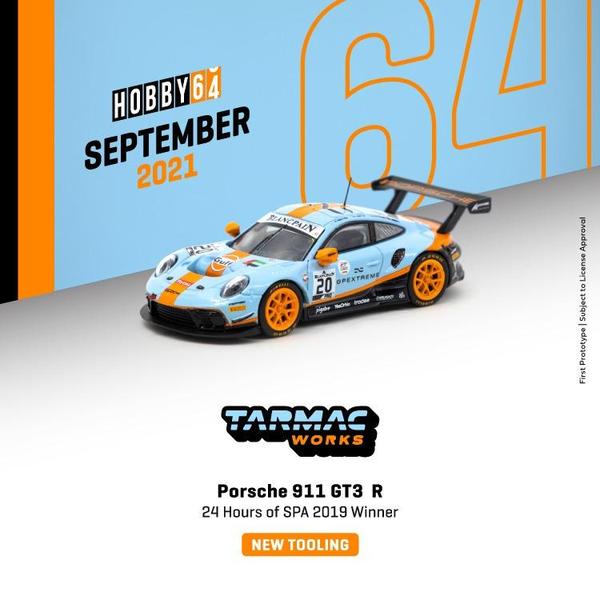 Picture of a Porsche 911 GT3 R 2019 - ixo by diecast car manufacturer Tarmac Works
