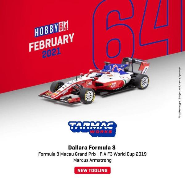 Picture of a Dallara Formula 3 by diecast car manufacturer Tarmac Works