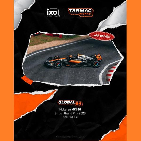 Pictrue of a McLaren MCL60 - ixo 1/64 Diecast Car by Tarmac Works T64G-F070-LN2