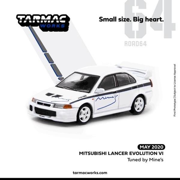 Picture of a Mitsubishi Lancer Evolution VI by diecast car manufacturer Tarmac Works