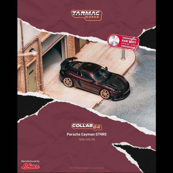 Pictrue of a Porsche Cayman GT4RS - Schuco 1/64 Diecast Car by Tarmac Works T64S-022-PM