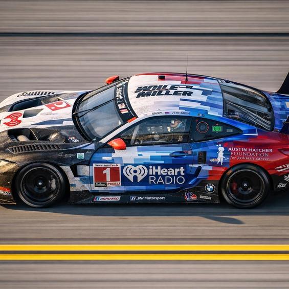 Paul Miller Racing BMW M4 GT3 at the 2025 Rolex 24 Hours at Daytona