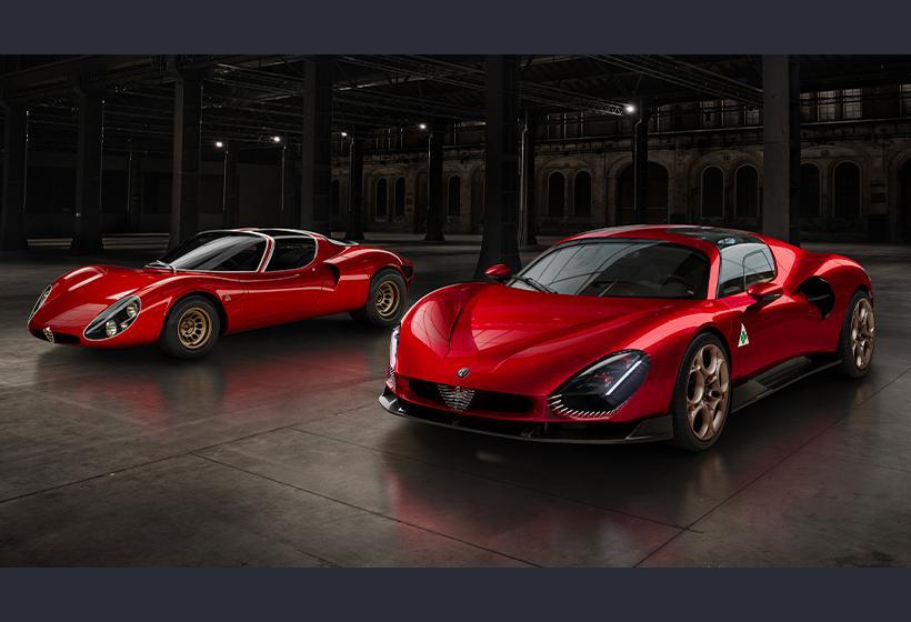 Feature Image for the blog 2023 Alfa Romeo 33 Stradale by  djkmac