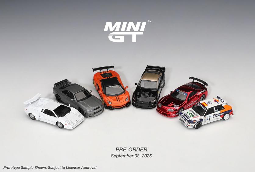 New Mini GT Pre-Orders September 08 2025