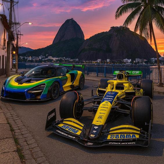 The Senna Sempre Livery by McLaren Special Operations MSO