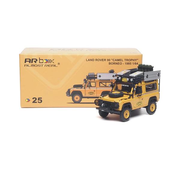 Pictrue of a Land Rover 90 Camel Trophy 1/64 Diecast Car by Almost Real ARBOX-25-610215001
