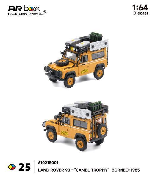 The Left-Front of the Land Rover 90 Camel Trophy 1/64 Diecast Car by Almost Real