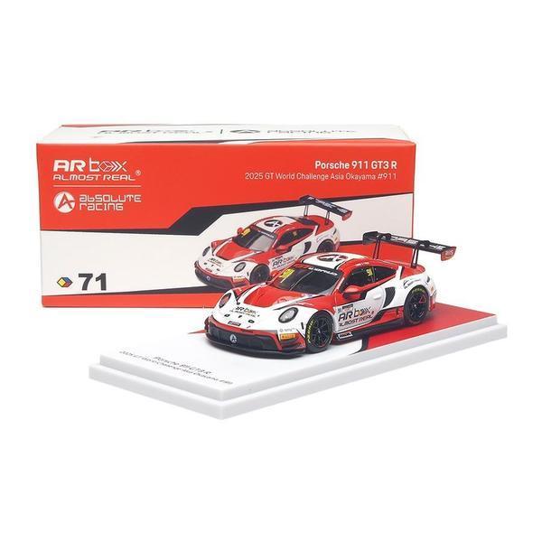 Pictrue of a Porsche 911 GT3 R 1/64 Diecast Car by Almost Real ARBOX-71-640009001