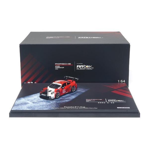 Pictrue of a Porsche 911 Cup 1/64 Diecast Car by Almost Real ARBOX-83-2-640010011
