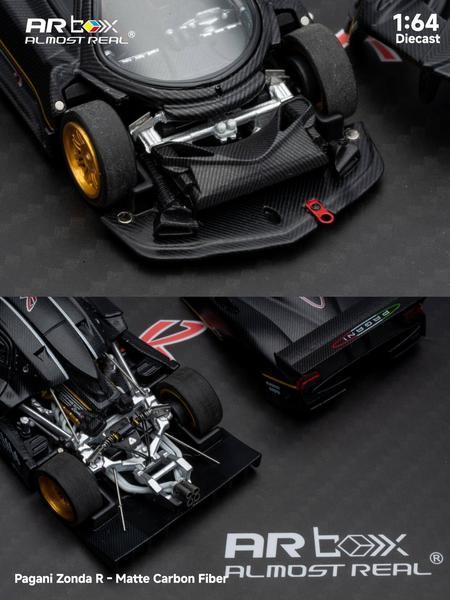 The Rear of the Pagani Zonda R 1/64 Diecast Car by Almost Real