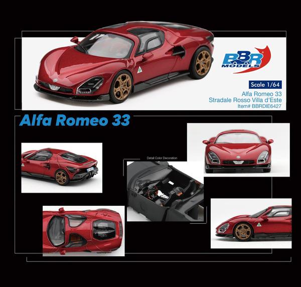 Picture of a Alfa Romeo 33 Stradale by diecast car manufacturer BBR