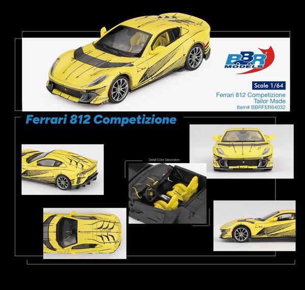 Picture of a Ferrari 812 Competitizone by diecast car manufacturer BBR