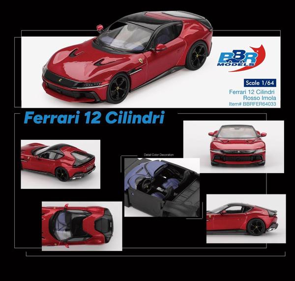 Picture of a Ferrari 12 Cilindri by diecast car manufacturer BBR