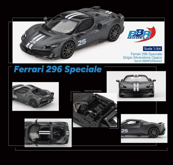 Picture of a Ferrari 296 Speciale by diecast car manufacturer BBR