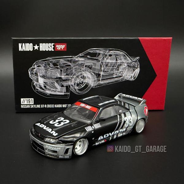 The Ch of the Nissan Skyline GT-R (R33) Kaido House 1/64 Diecast Car by Kaido House