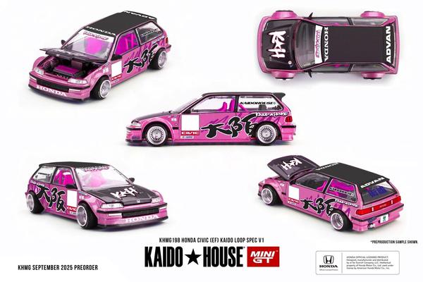 Picture of a Honda Civic (EF) Kaido Loop Spec by diecast car manufacturer Kaido House