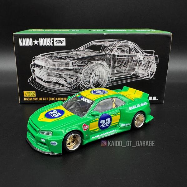 Picture of a Nissan Skyline GT-R (R34) Kaido Racing by diecast car manufacturer Kaido House
