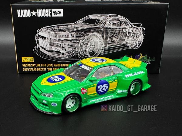 Picture of a Nissan Skyline GT-R (R34) Kaido Racing by diecast car manufacturer Kaido House