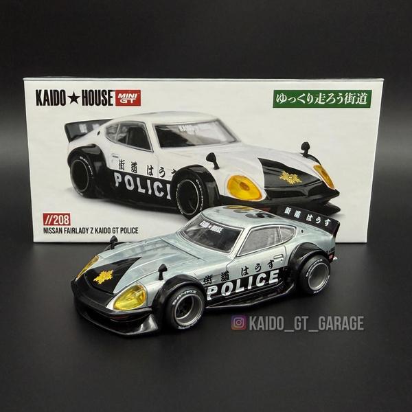 The Ch of the Nissan Fairlady Z Kaido GT Police 1/64 Diecast Car by Kaido House