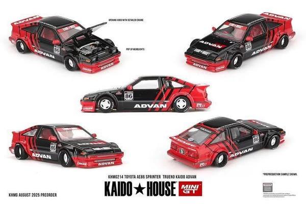 Picture of a Toyota AE86 Sprinter Trueno Kaido Advan by diecast car manufacturer Kaido House
