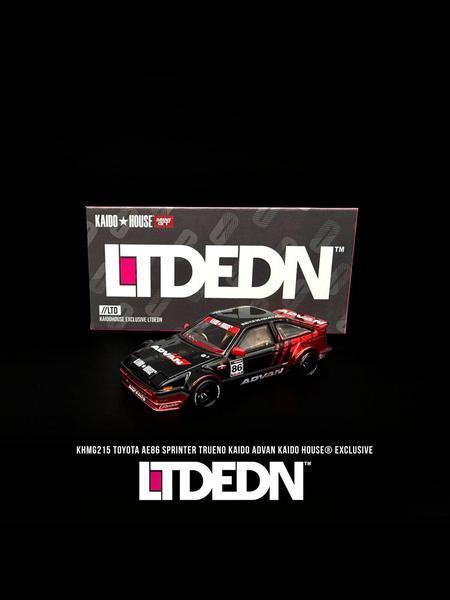 Pictrue of a Toyota Sprinter Trueno AE86 1/64 Diecast Car by Kaido House KHMG_215
