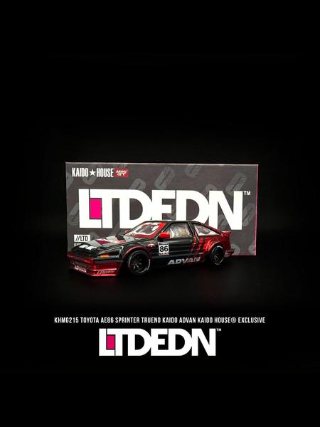 The Image-2 of the Toyota Sprinter Trueno AE86 1/64 Diecast Car by Kaido House