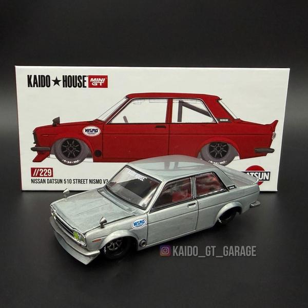 The Ch of the Datsun 510 Kaido House Street Nismo 1/64 Diecast Car by Kaido House