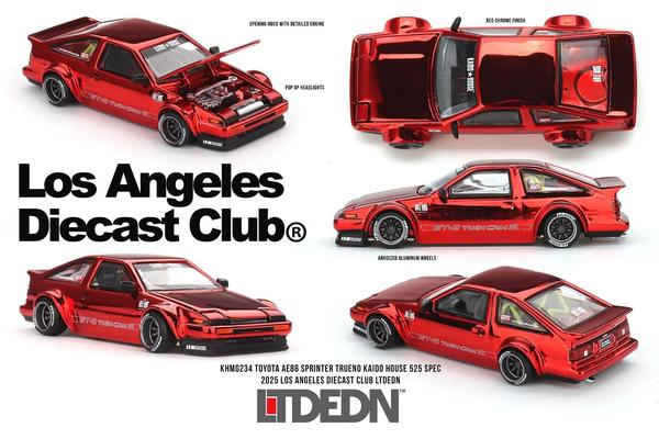 Pictrue of a Toyota AE86 Sprinter Trueno Kaido House 525 Spec 1/64 Diecast Car by Kaido House KHMG_234