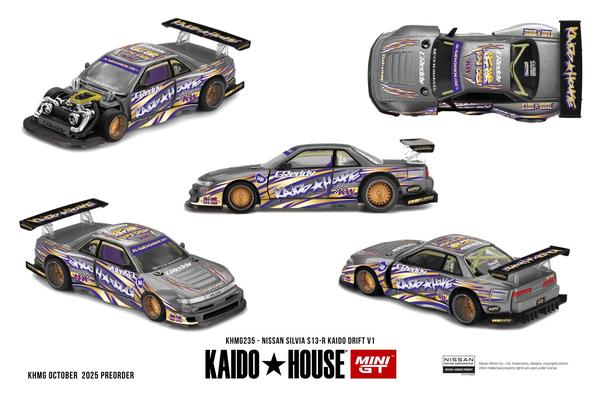 Picture of a Nissan Silvia S13-R Kaido Drift by diecast car manufacturer Kaido House