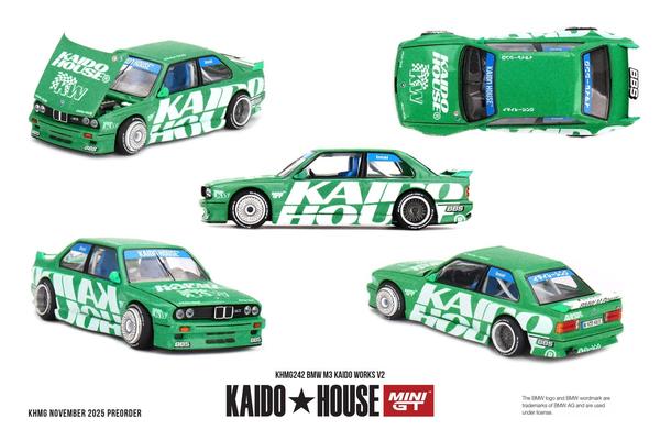 Pictrue of a BMW M3 (E30) Kaido House 1/64 Diecast Car by Kaido House KHMG_242