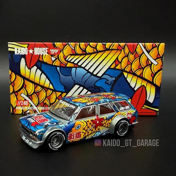 The Ch of the Datsun Kaido 510 Wagon Koi Wagon 1/64 Diecast Car by Kaido House