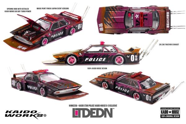 Pictrue of a Kaido Star Police 1/64 Diecast Car by Kaido House KHMG_256