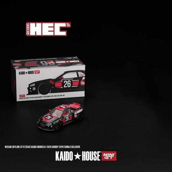 The Event of the Nissan Skyline GT-R (R34) Kaido Works 1/64 Diecast Car by Kaido House