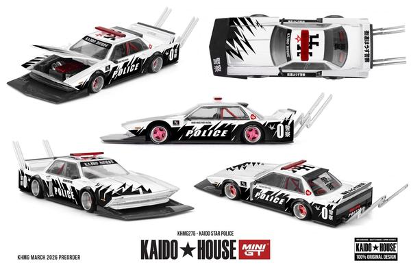 Picture of a Kaido Star Police by diecast car manufacturer Kaido House