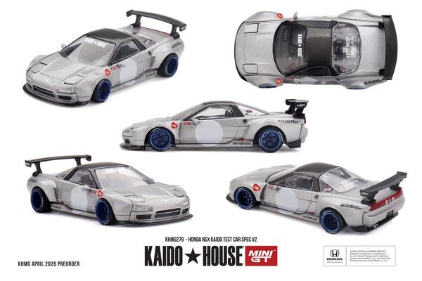 Pictrue of a Honda NSX Kaido House Test Car 1/64 Diecast Car by Kaido House KHMG_279