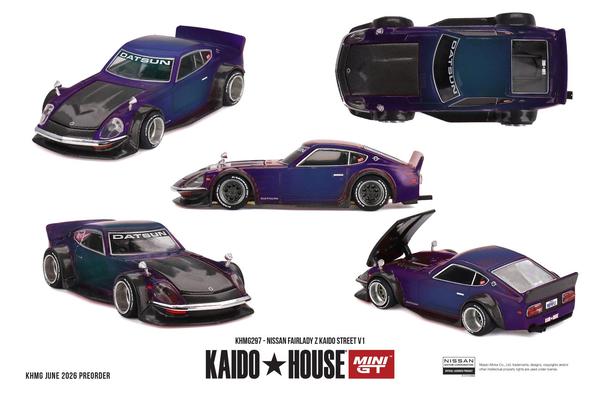Pictrue of a Nissan Fairlady Z 1/64 Diecast Car by Kaido House KHMG_297