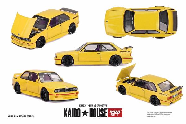 Pictrue of a BMW M3 (E30) 1/64 Diecast Car by Kaido House KHMG_301