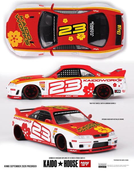 Picture of a Nissan Skyline GT-R (R33) Kaido House by diecast car manufacturer Kaido House