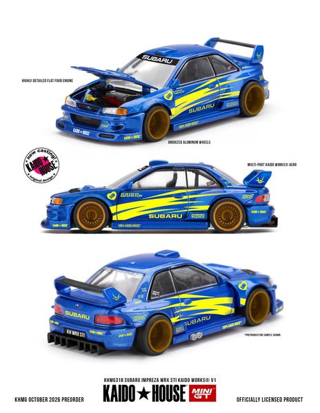 Pictrue of a Subaru Impreza WRX STi 1/64 Diecast Car by Kaido House KHMG_318
