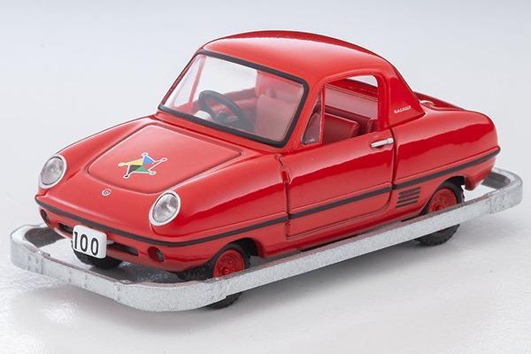 Pictrue of a Datsun Baby 1/64 Diecast Car by Tomytec Tomica Limited Vintage LV-Kodomo-no-Kuni-RED